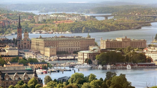 Royal palace in Stockholm